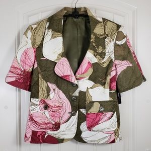 LAST CHANCE Ellen Tracy Short Sleeve Floral